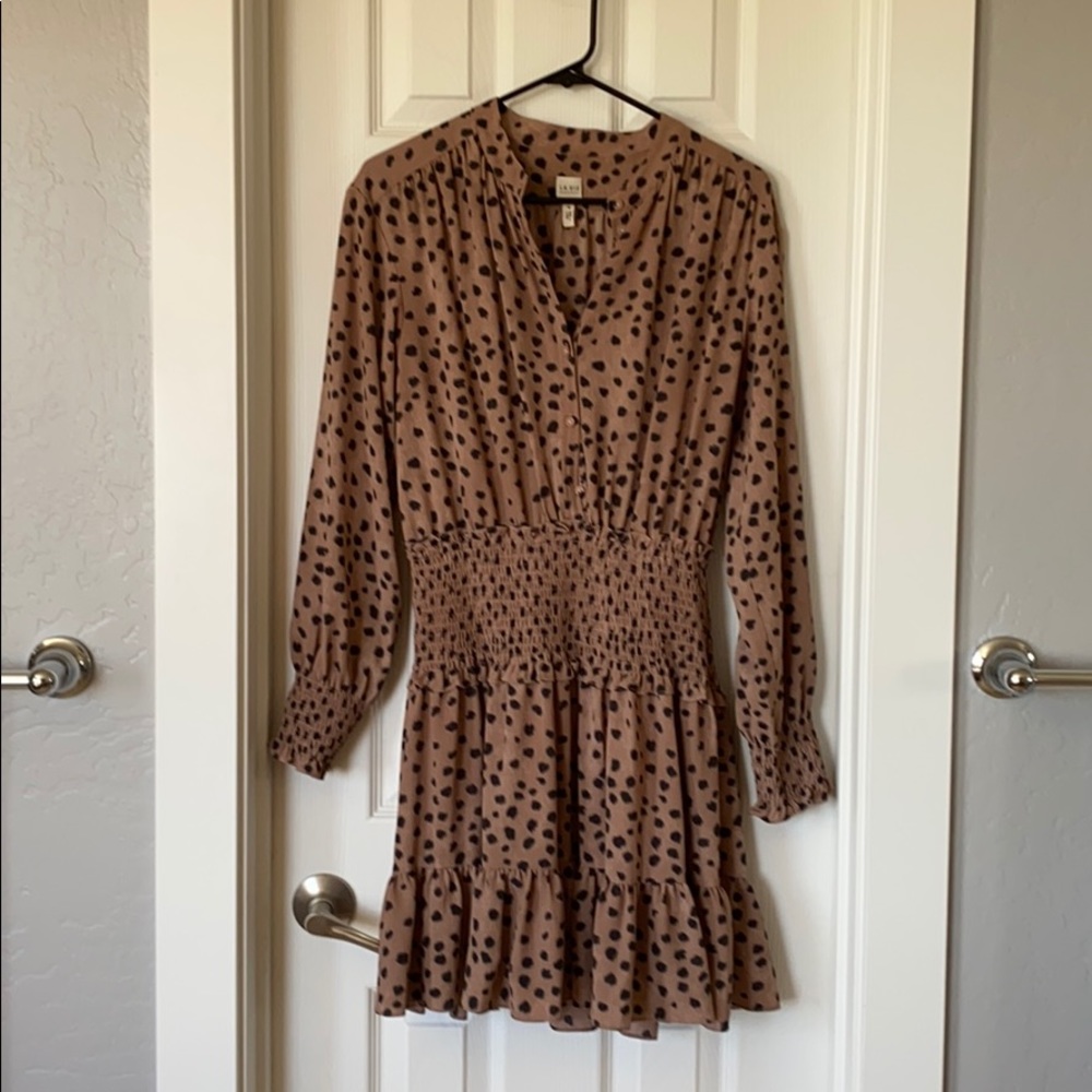 Rebecca Taylor La Vie leopard print dress